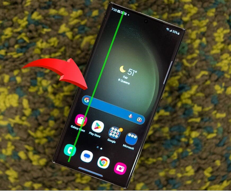 Why Are There Vertical Lines On The Phone Screen?