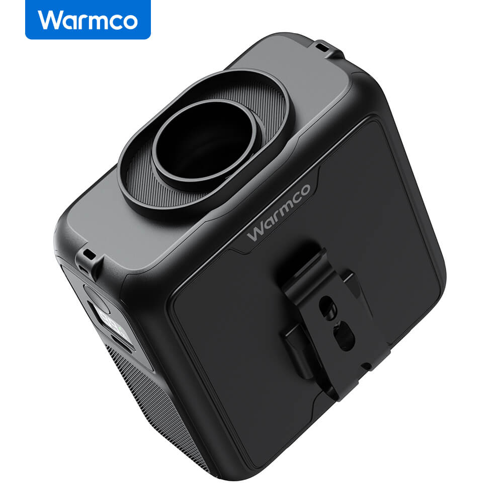 US Warehouse | Warmco 20000mAh Portable Waist Fan – Rechargeable Clip-On Personal Fan with 10 Speeds, 40H Runtime, 16000RPM Powerful Airflow, Hands-Free Belt & Neck Cooling Fan for Outdoor Work, Construction, Camping, Gardening, Travel & Jobsite Use
