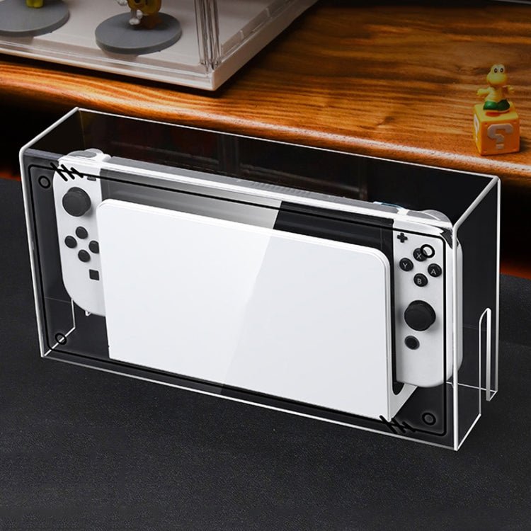035 for Nintendo Switch/Oled Game Console Display Luminous Base Dustproof Cover, Spec:, Light Base, Transparent, White Label, Black Label, Handle, Jet Warrior, Noble, Gengar - ORIWHIZNintendo AccessoriesNintendo Accessories CasesToys & Hobbies
