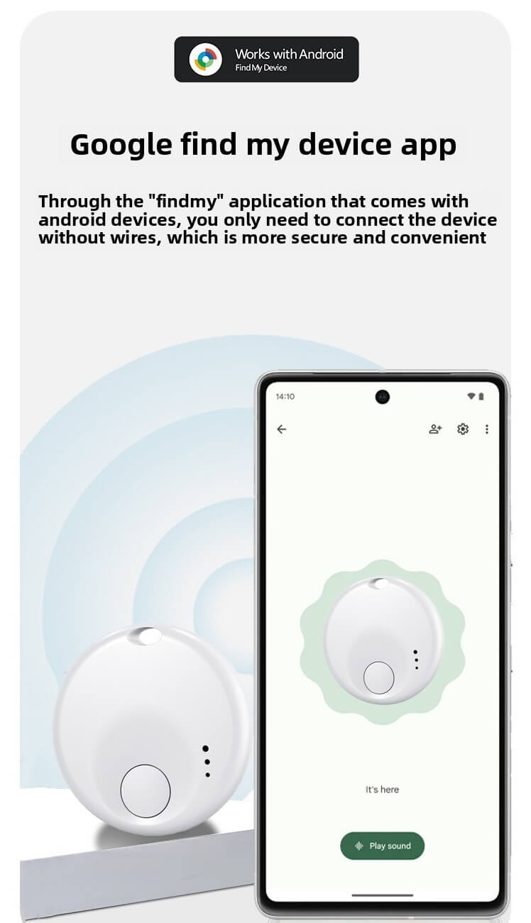 For Google To Find The Anti-lost Device Google Android FindMy Locator Pet Item Anti-lost