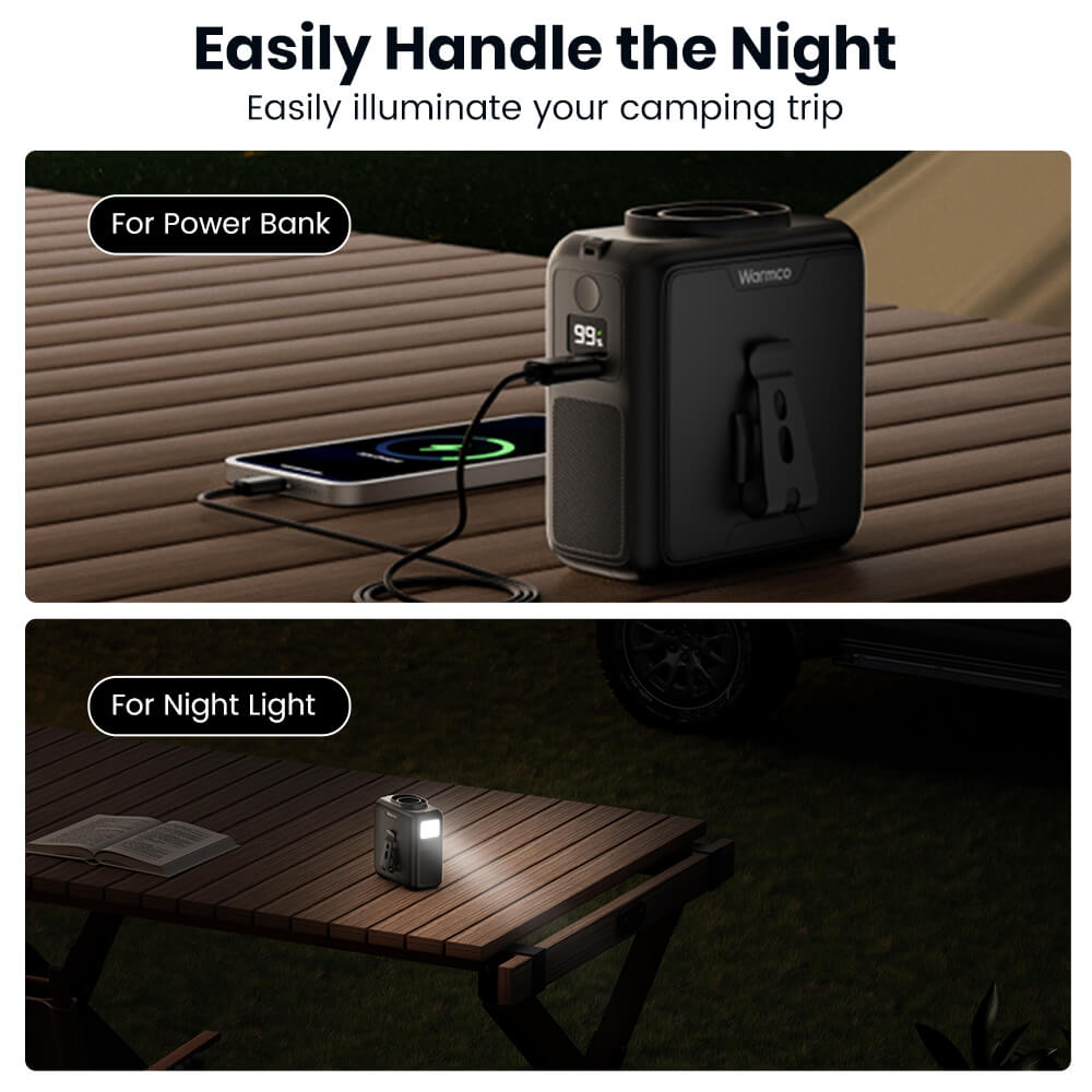 US Warehouse | Warmco 20000mAh Portable Waist Fan – Rechargeable Clip-On Personal Fan with 10 Speeds, 40H Runtime, 16000RPM Powerful Airflow, Hands-Free Belt & Neck Cooling Fan for Outdoor Work, Construction, Camping, Gardening, Travel & Jobsite Use