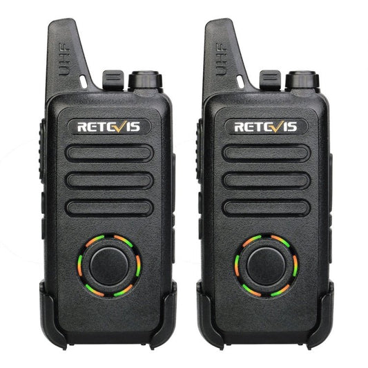 1 Pair RETEVIS RT22S US Frequency 22CHS FRS License - free Two Way Radio Handheld Walkie Talkie, US Plug, RT22S - ORIWHIZConsumer ElectronicsHandheld Walkie TalkieRETEVIS