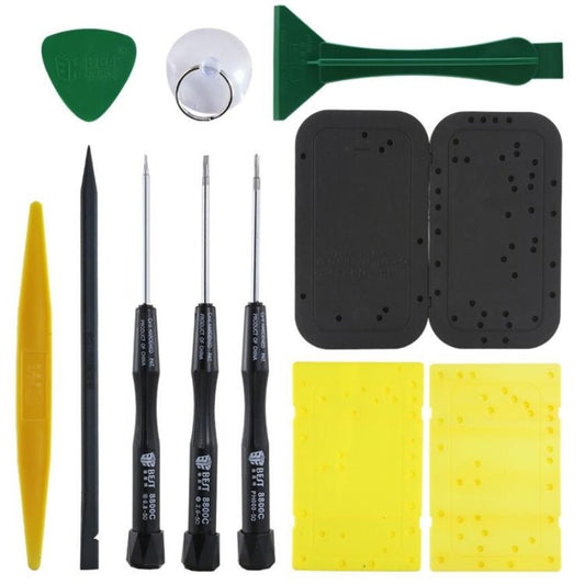 10 in 1 BEST BST - 605 Tool Kit Disassemble Opening Tools For iPhone 3 / 4 / 4S / 5, BST - 605 - ORIWHIZ
