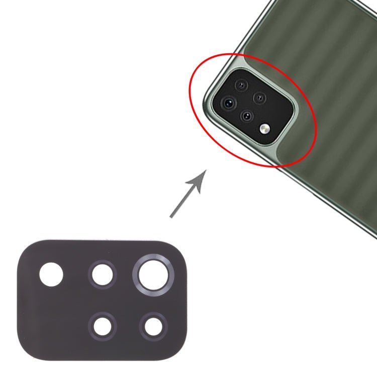 10 PCS Back Camera Lens for LG K42 / K52 (Brazil) LMK420 LMK420H LMK420E LMK420Y, For LG K42 / K52 (Brazil) - ORIWHIZ