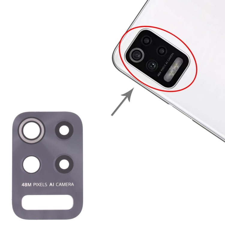 10 PCS Back Camera Lens for LG Q52 / K62, For LG Q52 / K62 - ORIWHIZ