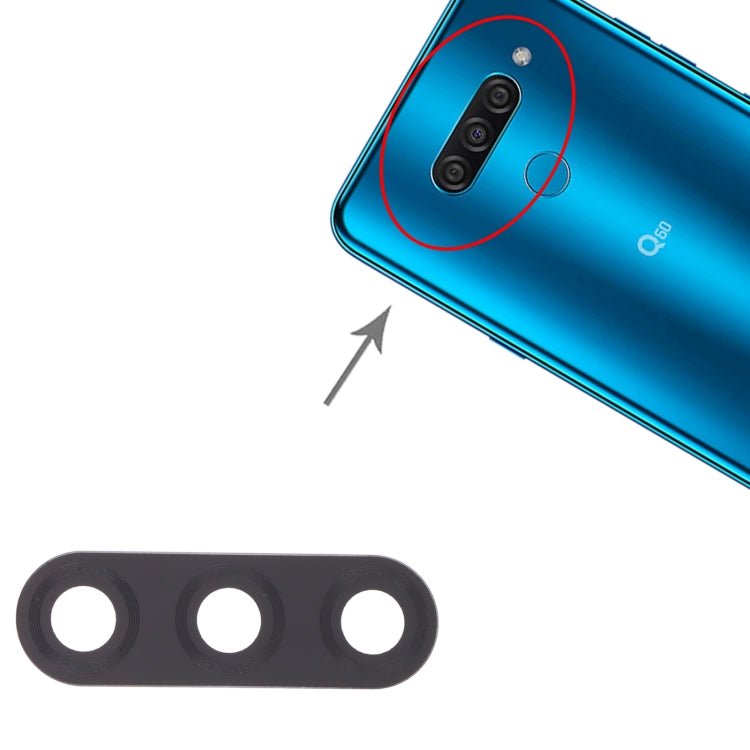 10 PCS Back Camera Lens for LG Q60 / LG K12 Prime (Brazil), For LG Q60 / LG K12 Prime (Brazil) - ORIWHIZ