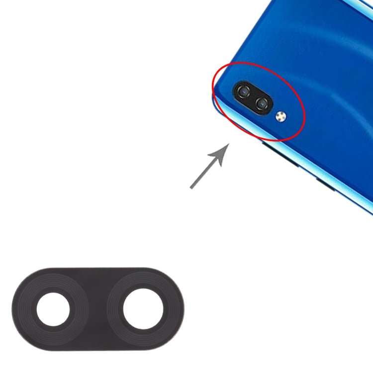 10 PCS Back Camera Lens for ZTE Blade A5 (2020), For ZTE Blade A5 (2020) - ORIWHIZ