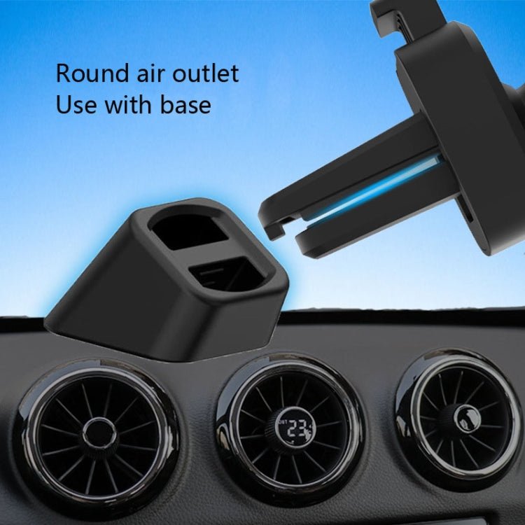 10 PCS Car Air Outlet Clip Accessories Round Olecranon Non - Slip Air Outlet Clip, Air Outlet Clip - ORIWHIZ