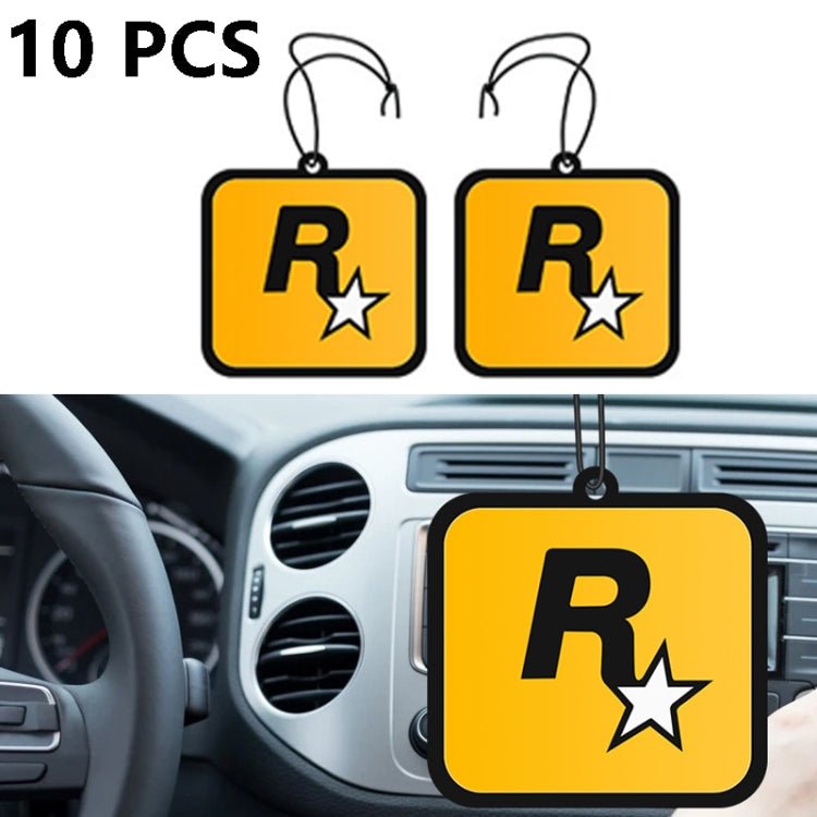 10 PCS Car Perfume Pendant Fragrance Decoration, R Star, Planet - ORIWHIZ