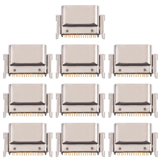 10 PCS Charging Port Connector for LG K50S LMX540HM, LM - X540, LM - X540BMW, LMX540BMW, For LG K50S - ORIWHIZ