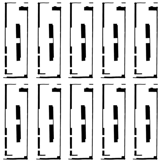 10 PCS for iPad 4 / New iPad (iPad 3) Touch Panel Digitizer Adhesive, For Apple New iPad & iPad 4 - ORIWHIZ