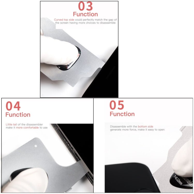 10 PCS QIANLI 3D Ultra Thin Pry Spudger Screen Disassembling Card, 3D Ultra Thin - ORIWHIZ