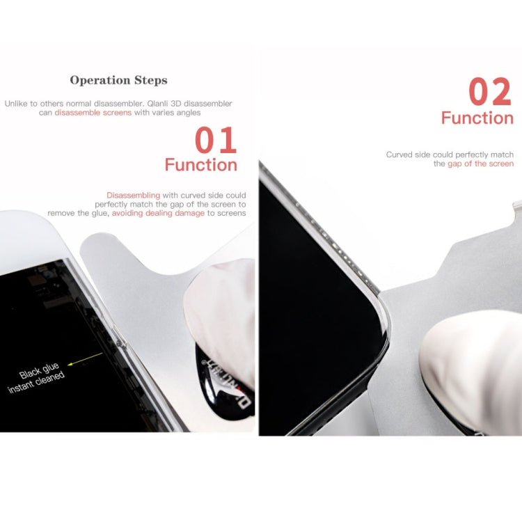 10 PCS QIANLI 3D Ultra Thin Pry Spudger Screen Disassembling Card, 3D Ultra Thin - ORIWHIZ