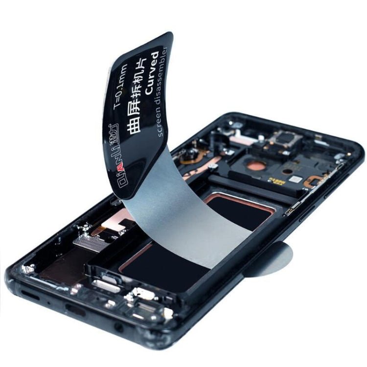 10 PCS QIANLI Ultra Thin Curved Screen Pry Spudger Disassembling Card, Ultra Thin Curved - ORIWHIZ