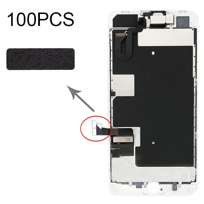 100 PCS Touch Flex Cable Cotton Pads for iPhone 8, For iPhone 8 - ORIWHIZ