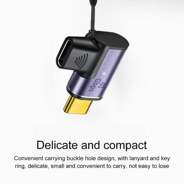 100W USB - C / Type - C Male to Female Elbow Magnetic Charging Adapter, 100W Elbow - ORIWHIZ