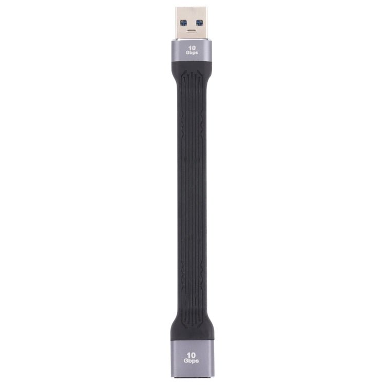 10Gbps USB Male to USB Female Soft Flat Sync Data Fast Charging Cable, USB Male to USB Female - ORIWHIZ