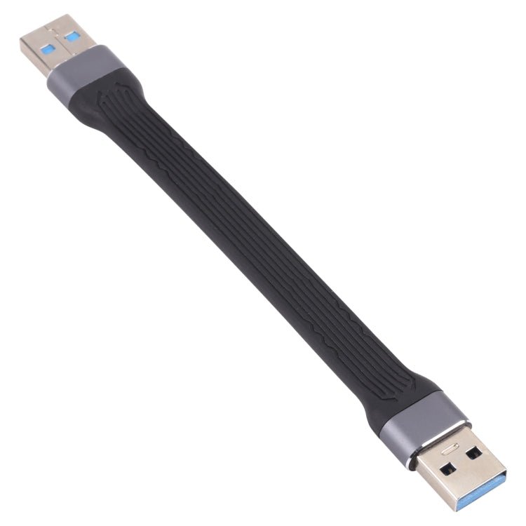 10Gbps USB Male to USB Male Soft Flat Sync Data Fast Charging Cable, USB Male to USB Male - ORIWHIZ