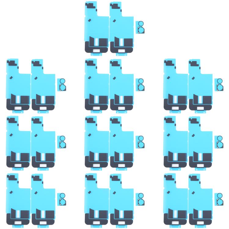 10pcs Back Cover Heat Sink Black Sticker with Back Camera Sponge Pads, For iPhone 16 Pro Max, For iPhone 16 Pro, For iPhone 16 Plus, For iPhone 16 - ORIWHIZ