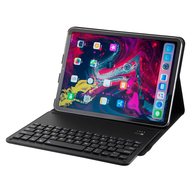1139B Detachable Bluetooth 3.0 Aluminum Alloy Keyboard + Lambskin Texture Leather Tablet Case for iPad Pro 11 inch (2018), with Three - gear Adjustment / Magnetic / Sleep Function, 1139B - ORIWHIZApple AccessoriesiPad KeyboardiPad Keyboard For iPad Pro