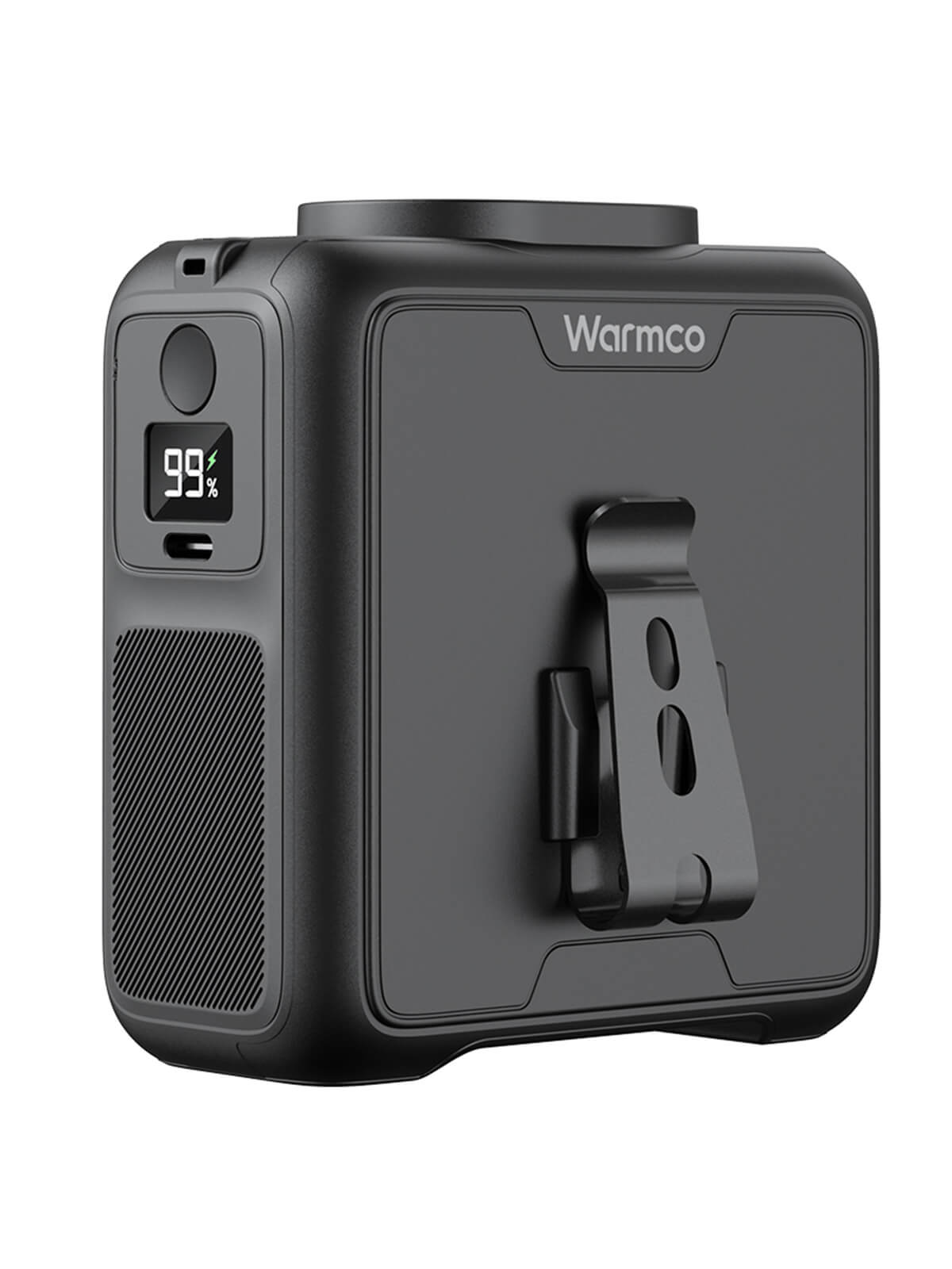US Warehouse | Warmco 20000mAh Portable Waist Fan – Rechargeable Clip-On Personal Fan with 10 Speeds, 40H Runtime, 16000RPM Powerful Airflow, Hands-Free Belt & Neck Cooling Fan for Outdoor Work, Construction, Camping, Gardening, Travel & Jobsite Use