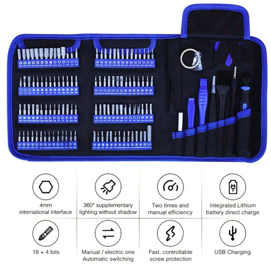 126 in 1 Kaisi K - 9126 Magnetic Screwdriver Set Precision Screwdriver Tool Kit Repair Hand Tool, 126 in 1 - ORIWHIZ