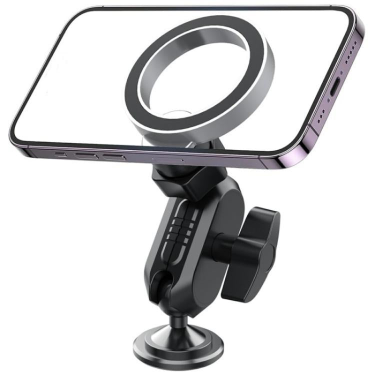 159A 360 Degree Rotation Adhesive Base Magnetic Car Dashboard Mount Phone Holder Bracket, 159A - ORIWHIZ