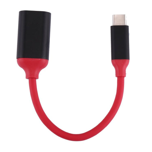 15cm Aluminum Alloy Head USB - C / Type - C 3.1 Male to USB 3.0 Female OTG Converter Adapter Cable - ORIWHIZ