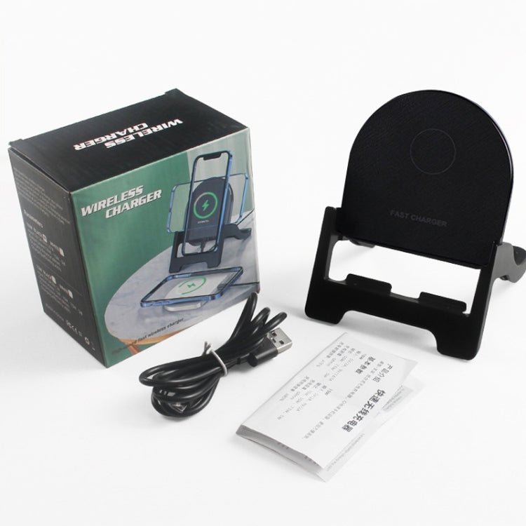 15W Desktop Vertical Cell Phone Wireless Charging Stand - ORIWHIZ