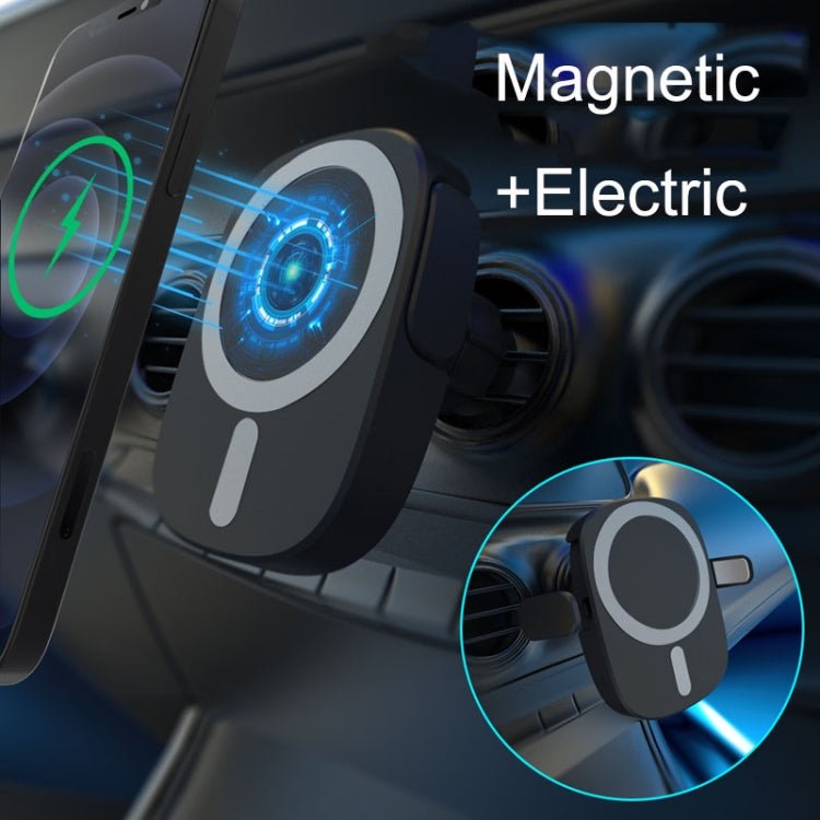 15W Intelligent Car Magnetic Wireless Charging Stand, For IPhone 12 / 13 Series - ORIWHIZ