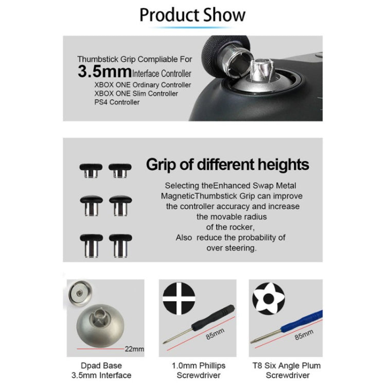 18 PCS Game Controller Handle Key Replacement Accessories for Xbox One ELITE - ORIWHIZ