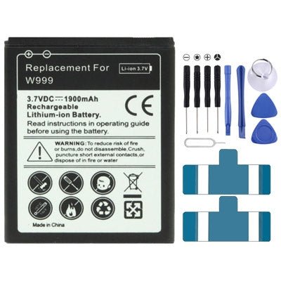 1900mAh Replacement Battery for Samsung W999, For Galaxy W999 - ORIWHIZ