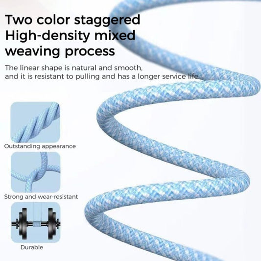 1m USB - C / Type - C to Type - C Macaron Braided Charging Cable - ORIWHIZ