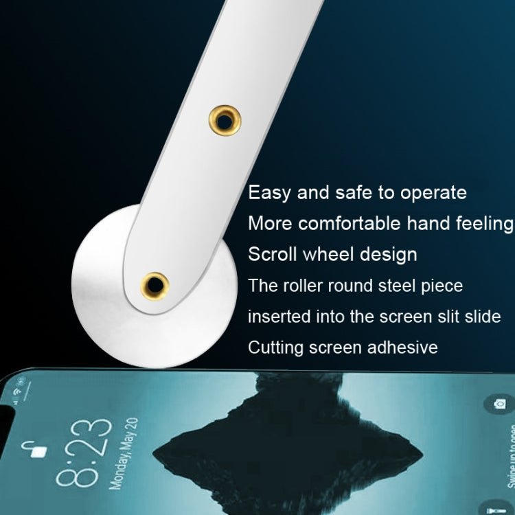 2 In 1 Roller Type Screen Removal Tool Tablet Phone Notebook Screen Separation Cutting Steel Blade, Roller Type - ORIWHIZ