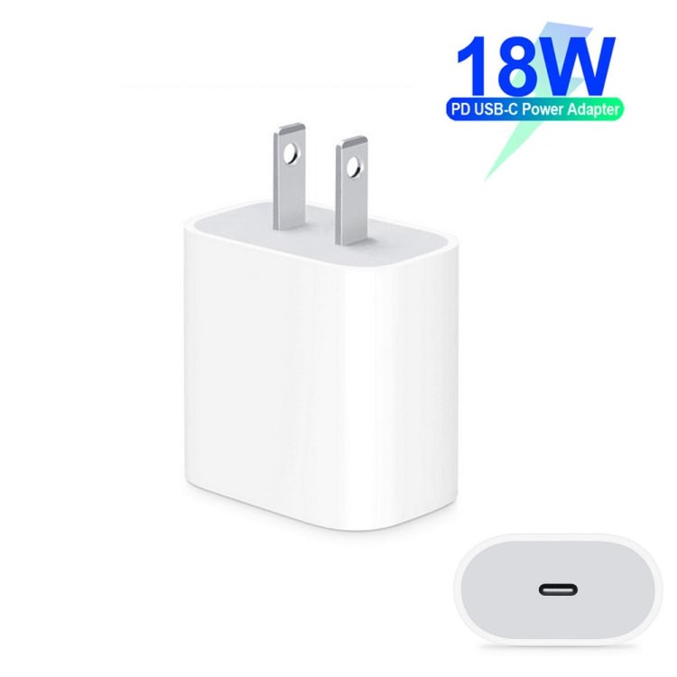 2 in 1 Single USB - C / Type - C Port Travel Charger + 3A PD 3.0 USB - C / Type - C to USB - C / Type - C Fast Charge Data Cable Set, Cable Length: 2m, 18W 2m - ORIWHIZ