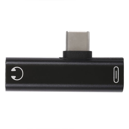 2 in 1 USB - C / Type - C Male to USB - C / Type - C Female 3.5mm Jack Charging Listening Adapter - ORIWHIZ