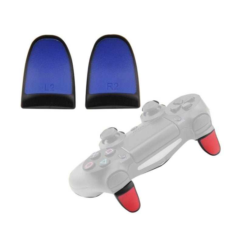 2 Pairs Gamepad Extended Buttons L2R2 Buttons Suitable For PS4, Red, Blue, Black, Gray - ORIWHIZSony AccessoriesSony Accessories GamepadsToys & Hobbies