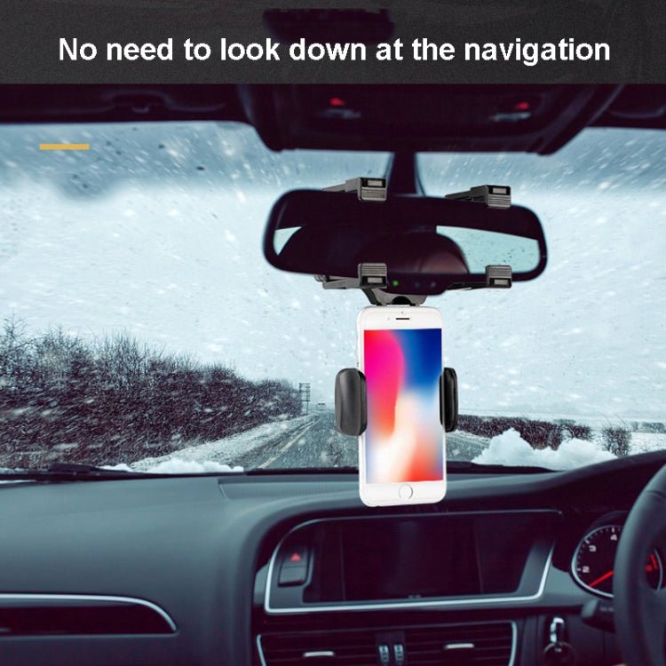 2 PCS Car Rearview Mirror Mobile Phone Bracket Tachograph Fixing Clip, Rearview Mirror Mobile Phone Bracket - ORIWHIZ