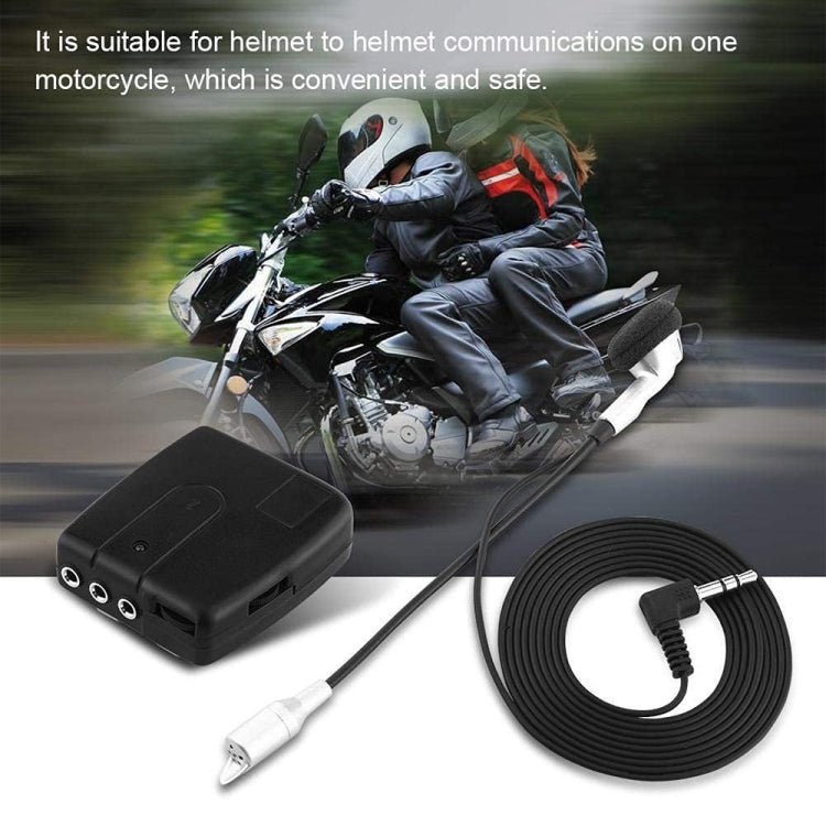 2 PCS Multi - using Wired Motorcycle Interphone, 2 PCS Multi - using Wired - ORIWHIZConsumer ElectronicsMotorcycle Walkie TalkieWalkie Talkie