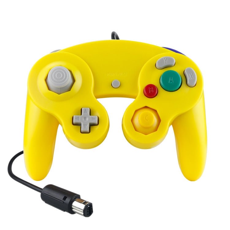 2 PCS Single Point Vibrating Controller Wired Game Controller For Nintendo NGC / Wii, White, Pink, Yellow, Red, Purple, Green, Blue, Black, Silver, Orange - ORIWHIZNintendo AccessoriesNintendo Accessories GamepadsToys & Hobbies