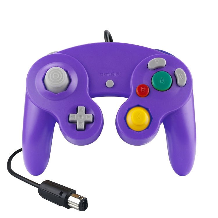 2 PCS Single Point Vibrating Controller Wired Game Controller For Nintendo NGC / Wii, White, Pink, Yellow, Red, Purple, Green, Blue, Black, Silver, Orange - ORIWHIZNintendo AccessoriesNintendo Accessories GamepadsToys & Hobbies