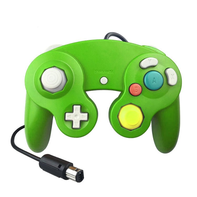 2 PCS Single Point Vibrating Controller Wired Game Controller For Nintendo NGC / Wii, White, Pink, Yellow, Red, Purple, Green, Blue, Black, Silver, Orange - ORIWHIZNintendo AccessoriesNintendo Accessories GamepadsToys & Hobbies