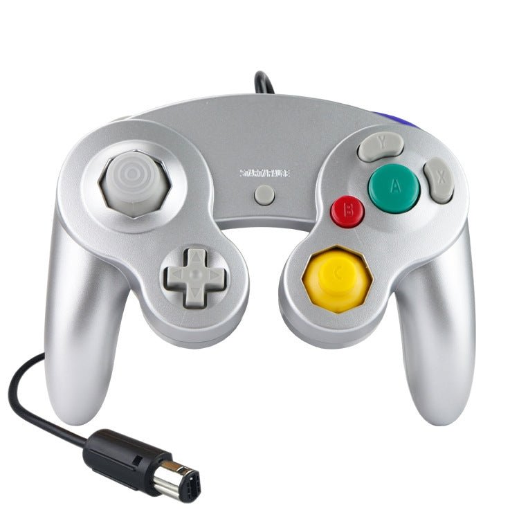 2 PCS Single Point Vibrating Controller Wired Game Controller For Nintendo NGC / Wii, White, Pink, Yellow, Red, Purple, Green, Blue, Black, Silver, Orange - ORIWHIZNintendo AccessoriesNintendo Accessories GamepadsToys & Hobbies