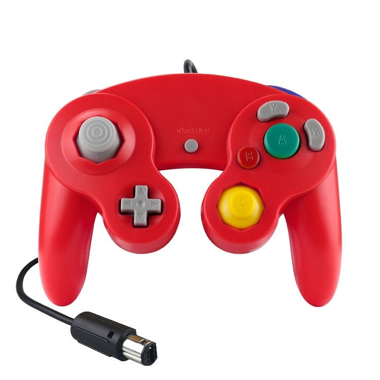2 PCS Single Point Vibrating Controller Wired Game Controller For Nintendo NGC / Wii, White, Pink, Yellow, Red, Purple, Green, Blue, Black, Silver, Orange - ORIWHIZNintendo AccessoriesNintendo Accessories GamepadsToys & Hobbies