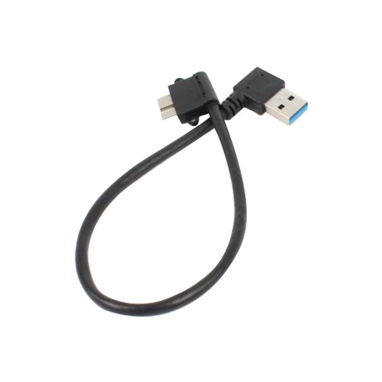 2 PCS USB 3.0 Right Elbow Male to Micro USB 3.0 Elbow Charging Data Cable, Cable Length: 27cm, Right Elbow - ORIWHIZ