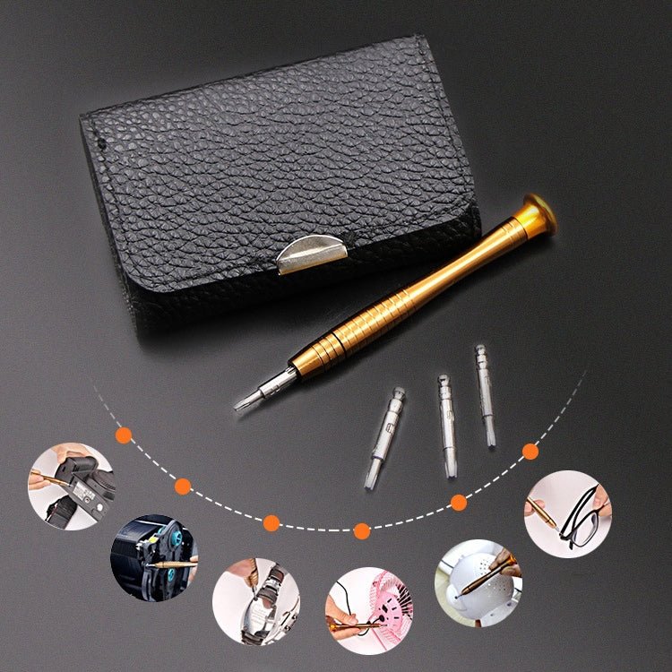 2 Sets 25 In 1 Multi - Purpose Leather Case Manual Screwdriver Batch Set Mobile Phone Notebook Repair Tool, 25 in 1(With Magnetic) - ORIWHIZ