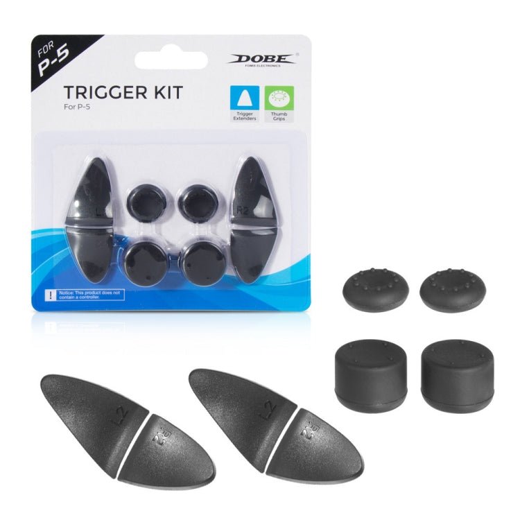2 Sets 8 in 1 Handle Trigger Button + Rocker Cap Suitable For PS5, 8 in 1 Handle Trigger Button - ORIWHIZDOBESony AccessoriesSony Accessories Cases