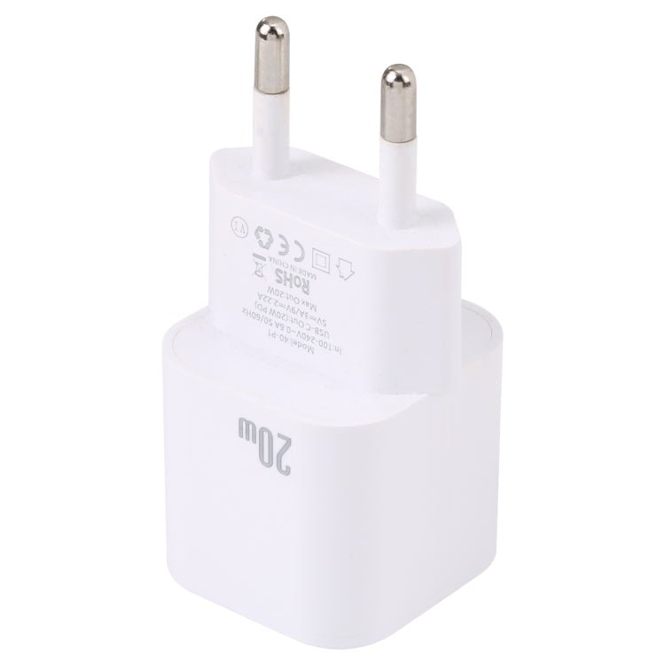20W PD USB - C/Type - C Interface Fast Charging Charger, Specification: EU Plug, EU Plug - ORIWHIZ