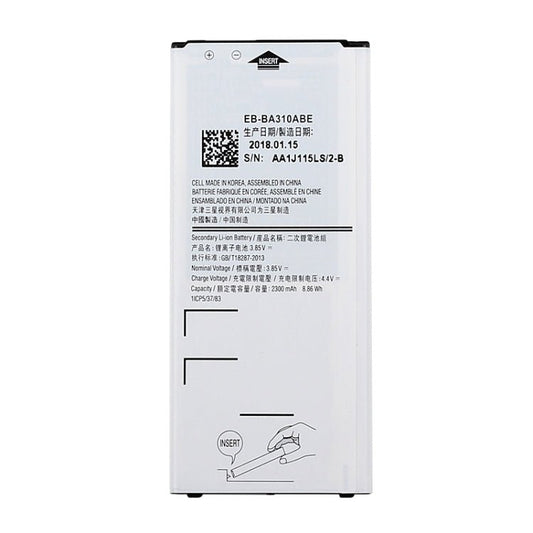 2300mAh Rechargeable Li - ion Battery EB - BA310ABE for Galaxy A3 (2016), A310F, A310F/DS, A310M, A310M/DS, A310Y, For A3 (2016) - ORIWHIZ
