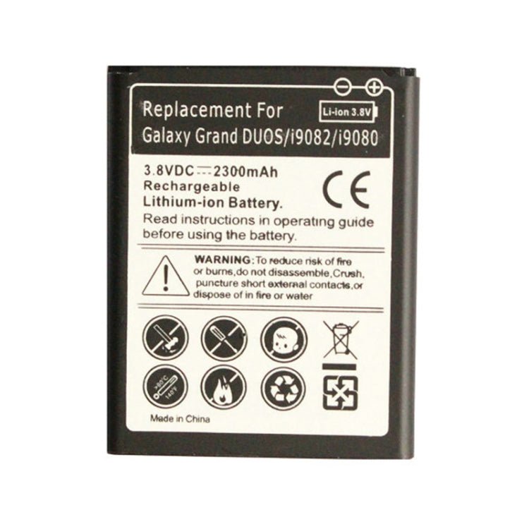 2300mAh Replacement Battery for Galaxy Grand DUOS / i9082 / i9080, Neutral 2300mAh, For Galaxy Grand DUOS / i9082 / i9080 - ORIWHIZ